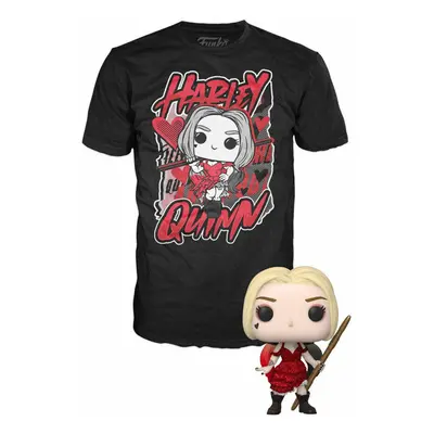 set (figurine + t-shirt) Suicide Squad - POP! - Harley Quinn