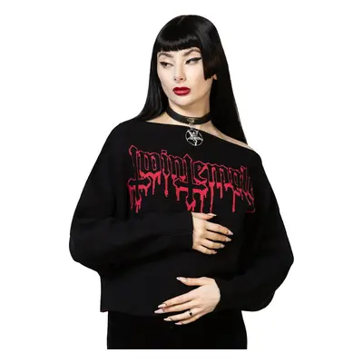 women's Sweater KILLSTAR X TWIN TEMPLE - Babalon - Black