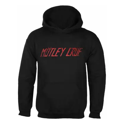 men's hoodie Mötley Crüe - Distressed Logo - BLACK - ROCK OFF