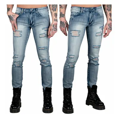 men's trousers (jeans) WORNSTAR - Rampager Shredded - Classic Blue