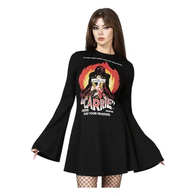 women's Dress KILLSTAR - Creepy Carrie - Black