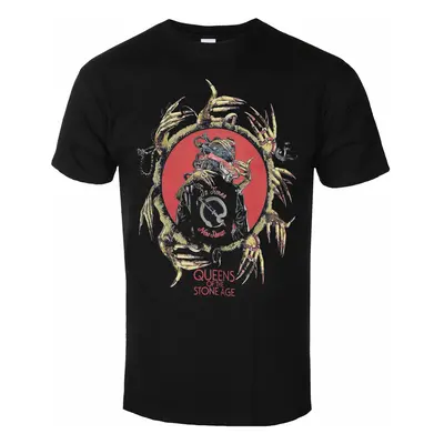 men's t-shirt Queens Of The Stone Age - ITNR Circle Hands - Black