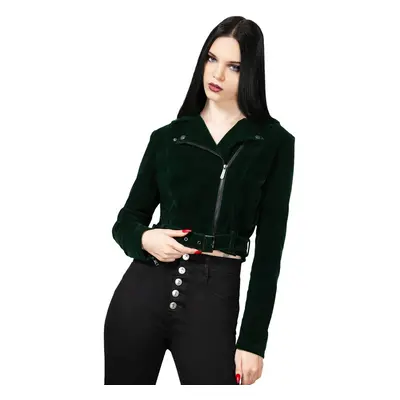 women's jacket KILLSTAR - Emerald Goddess Biker - Black