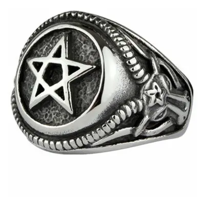 Ring ETNOX - Big Pentagram