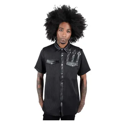 men's shirt KILLSTAR - Corporate Hell - Pinstripe