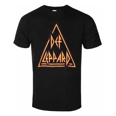 men's t-shirt Def Leppard - Classic Triangle - BLACK - ROCK OFF