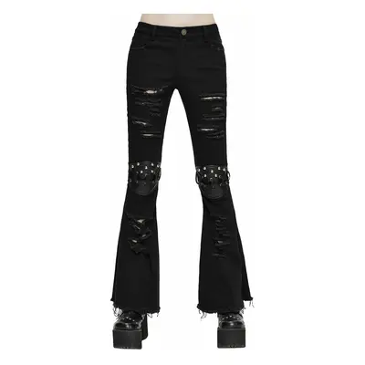 women's trousers DEVIL FASHION - Zeitgeist - Distressed Punk