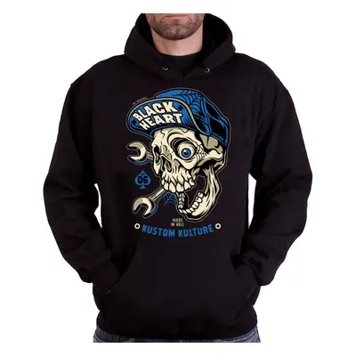 hoodie men's - MECHANIC - BLACK HEART