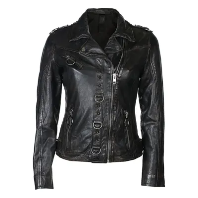 Women's jacket (metal jacket) G2GPunk LAFOV - black