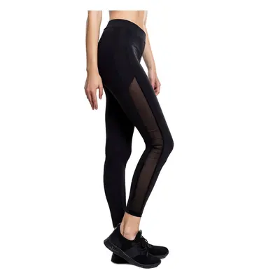 women´s trousers (leggings) URBAN CLASSICS - Tech Mesh Stripe