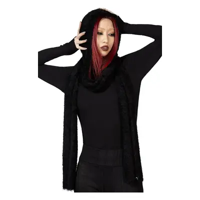 scarf KILLSTAR - Ashen Hooded - Black