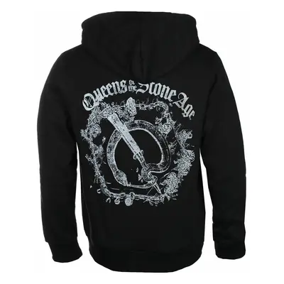 men's sweatshirt Queens of the Stone Age - ITNR Floral Chains - Black