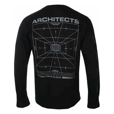 Men's t-shirt with long sleeves Architects - FTTWTE Grid - Black - KINGS ROAD