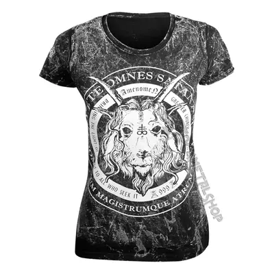 t-shirt hardcore women's - CHURCH OF SATAN - AMENOMEN