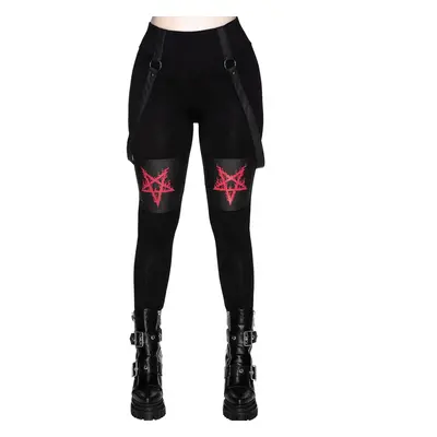 women's trousers (leggings) KILLSTAR - Bloodpact - Black