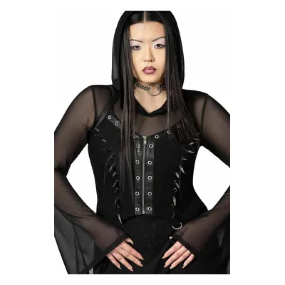 women's corset KILLSTAR - Saintly Spiked - Black