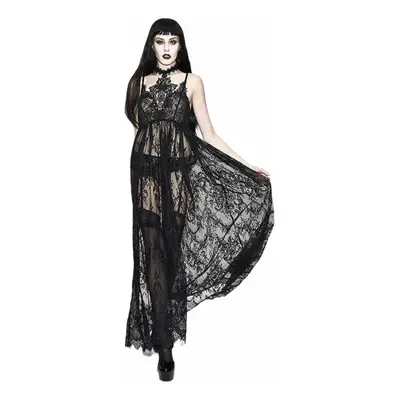 women's dress (nightgown) DEVIL FASHION - Hecate Sheer Lace Gothic Kimono