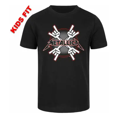 children's t-shirt Metallica - Crosshorn - Black - multicolor - METAL KIDS