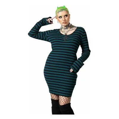 women's dress KILLSTAR - Striga - Green