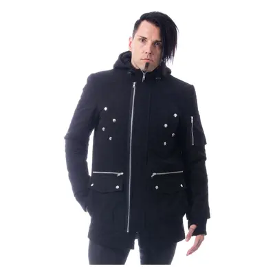 men´s jacket POIZEN INDUSTRIES - PAROLE - BLACK