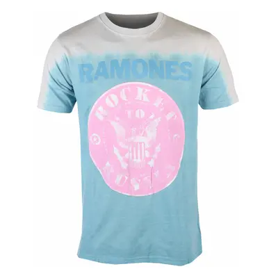 men's t-shirt Ramones - Rocket To Russia - BLUE - ROCK OFF