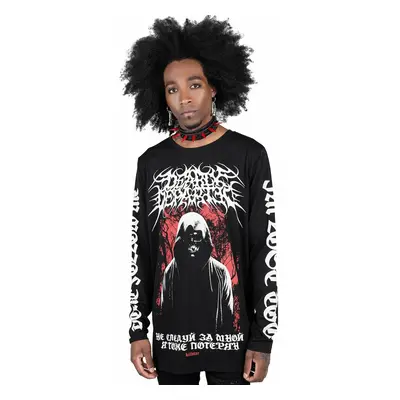 unisex t-shirt long sleeve KILLSTAR - Departed - Black