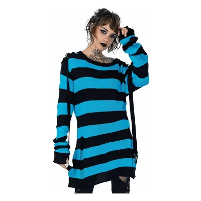 women's sweater Heartless - ORIANA JUMPER - BLACK/BLUE