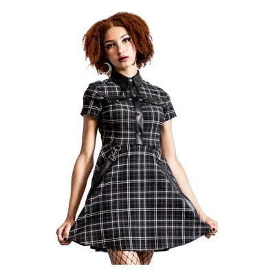 Women's dresses KILLSTAR - Menace Collar - ASH TARTAN