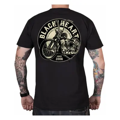 men's t-shirt BLACK HEART - CHOPPER KING - BLACK