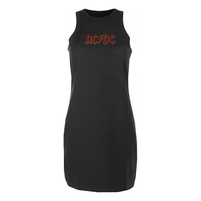 women's dress AC/DC - LOGO FITTED - CHARCOAL - AMPLIFIED