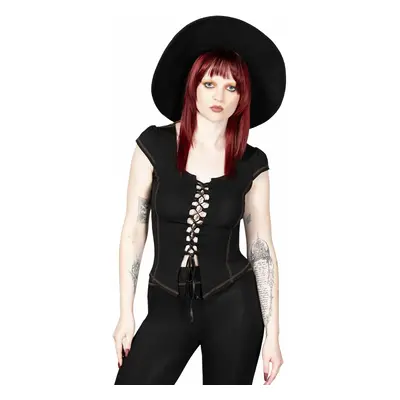 women's t-shirt (top) KILLSTAR - Midsummer Maypole - Black