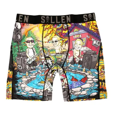 men's boxer shorts SULLEN - BACKYARD PARTY - BLACK