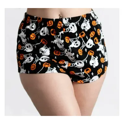 women's shorts (pajamas) KILLSTAR - Haunted Pumpkin - Black