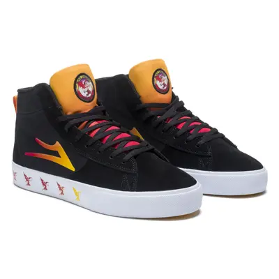 shoes Lakai x Black Sabbath - Never Say Die - Newport Hi - black gradient suede