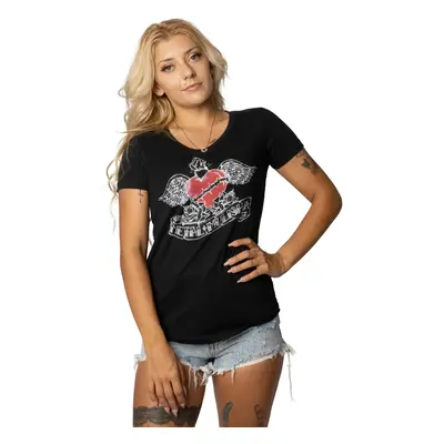 women's t-shirt METAL MULISHA - SACRED HEART