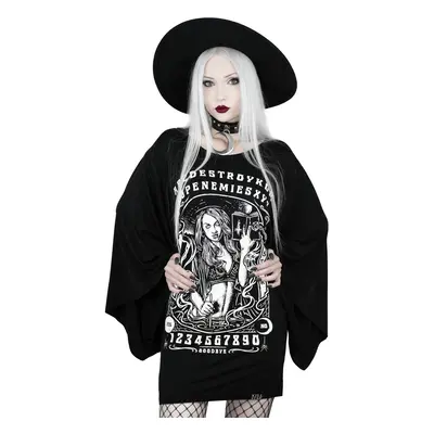 women's t-shirt (tunic) KILLSTAR - Spellcaster Kimono - BLACK