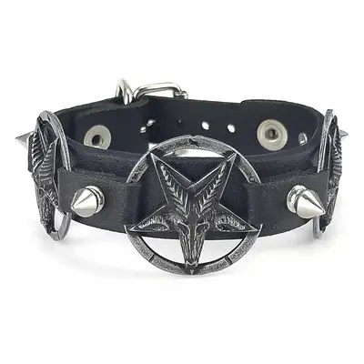 bracelet Triple Baphomet Cult