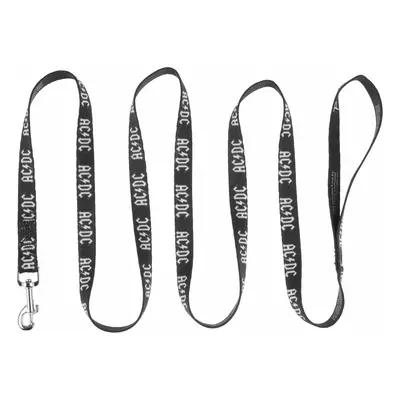 dog leash PERRIS LEATHERS - AC/DC - Black White