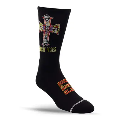 socks PERRI'S SOCK - Guns N' Roses - CROSS LOGO - BLACK