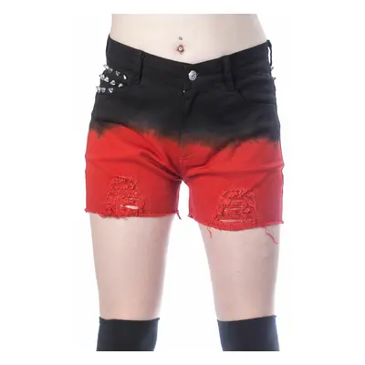 Women's shorts VIXXSIN - GAIA - BLACK/RED