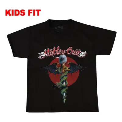 children's t-shirt Mötley Crüe - Feelgood Red Circle - ROCK OFF