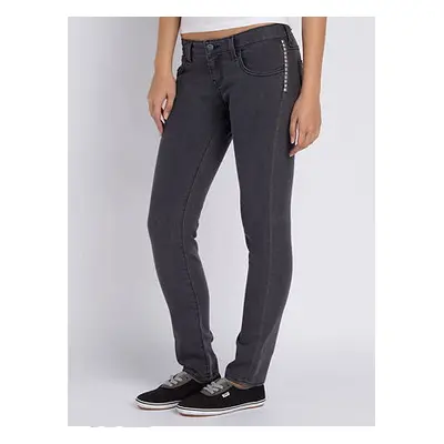 women's trousers VANS - Skinny Ankle Denim - Charcoal