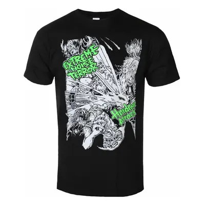 men's t-shirt EXTREME NOISE TERROR - HARDCORE ATTACK - BLACK - PLASTIC HEAD