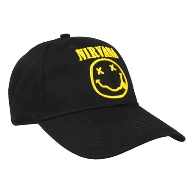 Cap Nirvana - Logo & Happy Face - ROCK OFF