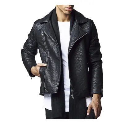 men´s jacket URBAN CLASSICS - Leather lmitation Biker