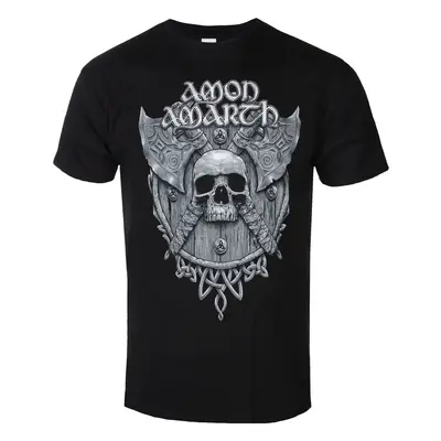 t-shirt metal men's Amon Amarth - GREY SKULL - PLASTIC HEAD