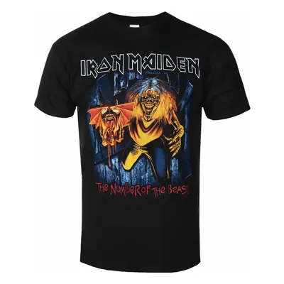 men's t-shirt Iron Maiden - NOTB Eddie Panel Burst - BLACK - ROCK OFF