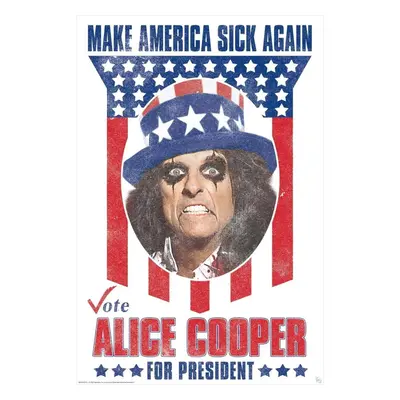 poster ALICE COOPER - Cooper for President