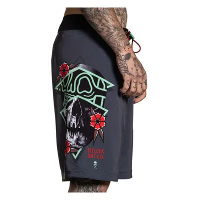 Men's shorts (swimsuits) SULLEN - RIGIONI SKULL - GRAY / TEAL