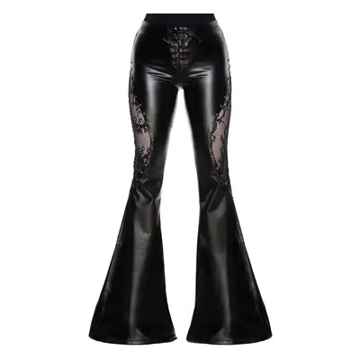 Women's trousers KILLSTAR - Sable Cheapness Flares - Black